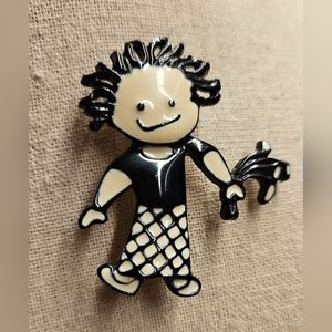 Vintage children of the inner light SF brooch pin. Enamel